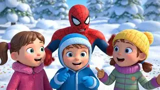 Spider Man Slipped on Ice Cream Land | Cantiga Infantil Engra&ccedil;ada | Rimas para Crian&ccedil;as