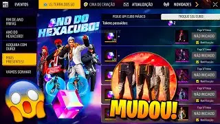 MUDOU EVENTO DO CUBO E DA ANGELICAL! EMOTE GRÁTIS, CALENDARIO SEMANAL FREE FIRE, NOVIDADES FF