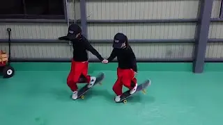 Synchronized Skateboarding & More! | Double Dare IRL