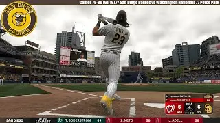 MLB The Show 25 | San Diego Padres vs Washington Nationals | Games 78-80 (61-19)