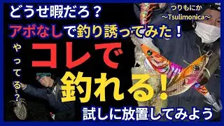 【秘儀】エギング秘儀！案外〇〇してる方が釣れるんだよ！