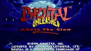 TOP 27 MD 32X | BRUTAL UNLEASHED ABOVE THE CLAW (GAMETEK, 1995) - LUCHA VS ANIMADA