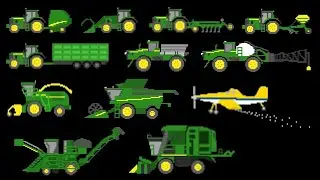 Farm Vehicles - Nigo Cars (Fun & Educational Learning Video)