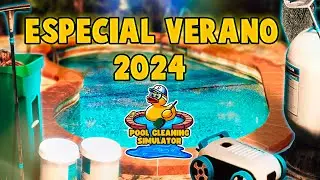 Especial Verano 2024 (Pool Cleaning Simulator Gameplay).