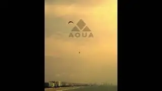 AOUA Panta Kite tow up - 150 meter - South American Record - Kitesurf Colombia Cartagena