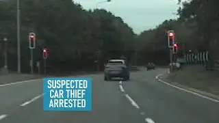 Suspected car thief pursued and arrested in Swanley