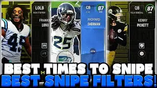 BEST SNIPE FILTERS IN MUT 24! THE BEST TIME AND WAY TO SNIPE CARDS IN MUT! MADDEN 24 ULTIMATE TEAM!