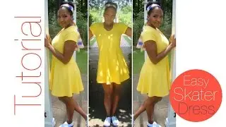 Easy DIY Skater Dress