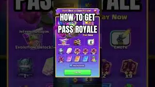 How to get pass Royale (I&rsquo;m poor now) #clashroyale #howtodo #tutorial #fyp