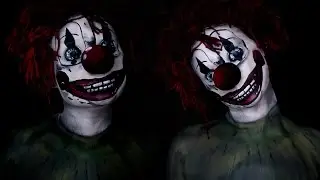 Poltergeist Clown Movie Makeup Tutorial 2015