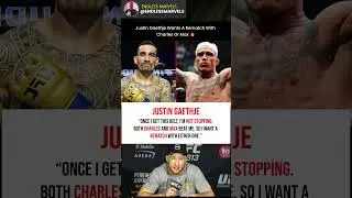 Justin Gaethje Eyes Rematch With Charles Oliveira or Max Holloway 🔥 #ufc