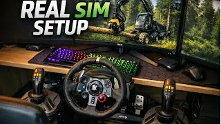 This Is My REAL Gaming Setup for Heavy Machinery Simulator Games 🎮🚜