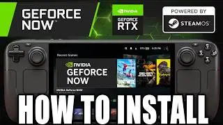 How To Install Native Geforce NOW Official Steam Deck SteamOS - Tutorial
