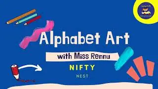 How to Draw a Cute Art - Alphabet Art With Miss Rennu - Letter  Nifty Nest - Fun With Alphabets