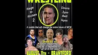 'Retro' Rex Atkins vs HardKore Hick - PWA Pure Violence Championship - MCW - Brantford