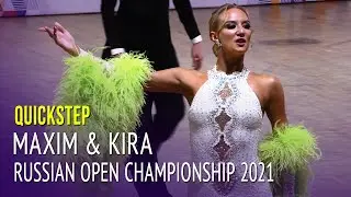 Квикстеп = Максим Пугачев & Кира Оксас = Открытый Чемпионат России 2021 Взрослые стандарт