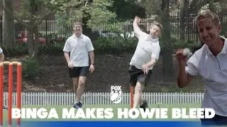 💥 WATCH: Moment Howie &lsquo;impaled&rsquo; by Brett Lee in freak &lsquo;one in one million&rsquo; incident🩸