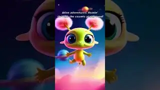 Alien adventures: floatin' through the cosmic playground!