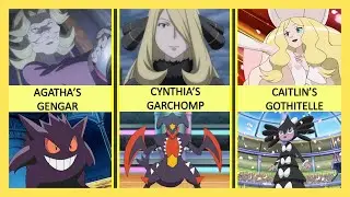 Elite Four & Champion and their Ace Pokemon