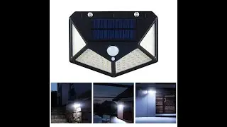 NEW 100pcsLED 1200mAh Body Sensor Light Control Dusk to Dawn Waterproof IP65 Outdoor Wall light