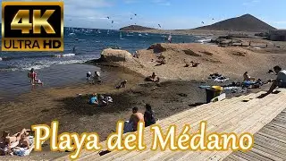 TENERIFE | El M&eacute;dano Beach 🏄 Windsurfing Day 2021 | Walking Tour [4K]