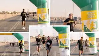 Camp Buehring (Kuwait) - Sexual Assault Awareness Month - Colorful Run with a Purpose