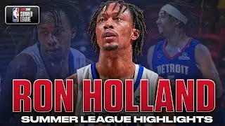 Ron Holland Summer League Highlights | Detroit Pistons
