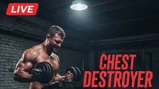 chest triceps workout live 💪🏻🔥🐼🔥