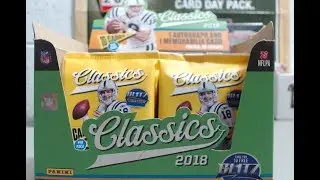 2018 Panini Classics Football Hobby Box Break **HOF Auto**