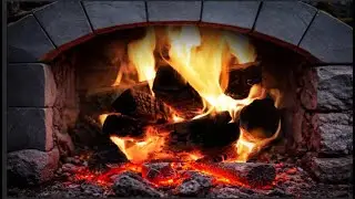 🔥 Cozy Fireplace Ambience | Relaxing Crackling Fire Sounds for Sleep & Stress Relief (No Music)