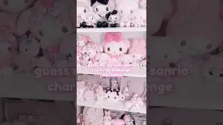 Guess My Favorite Sanrio Character 🤭💞 #sanrio #mymelody #kawaii #pinkaesthetic #kawaiiroom