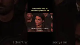 Everyone felt sorry for Selena except Kendall Jenner tiktok edits_leyends