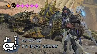 【MHWilds】-『 07'21'56 Rey Dau Alpha 9★』【 Hunting Horn 】【 TA WIKI RULES 】