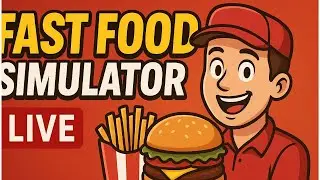 🍔 FAST FOOD SIMULATOR &ndash; LIVE GAMEPLAY 🍟 | Fun & Chill Stream