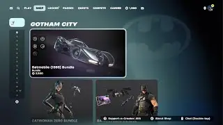 Fortnite | *NEW* BATMAN 1989 Batmobile Bundle Review & Overview / is it Worth it???