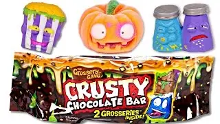The Grossery Gang Crusty Chocolate Bar Blind Bags Opening with Amy Jo on DCTC