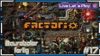Factorio 17 Bauroboter fertig