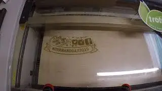 Laser Engraving A Wedding Plaque On Maple Wood