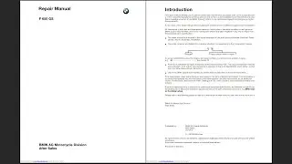 BMW F650 GS (652cc) 199-2003 (One Spark) Service Workshop Repair Manual Download PDF