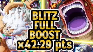 [OPTC] Blitz Battle | LUFFY | FULL BOOST 42.29x Points