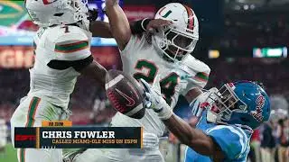 Chris Fowler Agrees With No-Call At End Of Miami-Ole Miss Game | 1/9/26