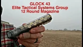Glock 43 ETS 12 Round Magazine