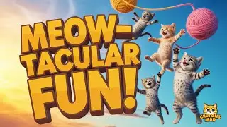 Meow Song for Toddlers | Cute Cat Nursery Rhymes and Funny Kitten Singing with Learning Fun