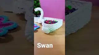 macrame swan mat #macrame #viral #diy #short #youtube #youtubeshorts #homedecor