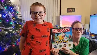 Family Game Of Pok&eacute;mon Monopoly On Christmas 2025