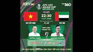 🔴TRỰC TIẾP: U23 VIỆT NAM – U23 UAE | TỨ KẾT | BÌNH LUẬN TƯƠNG TÁC  | VCK U23 CHÂU Á 2026 |16/01/2026