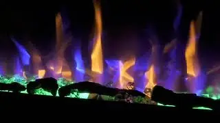 настенный и встраиваемый электрркамин royal fire imperial lux big 50, 60, 36 с потрескиванием