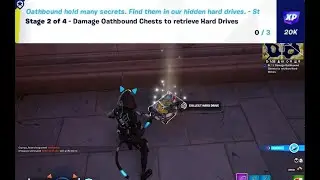 Fortnite - OATHBOUND Part 4 stage 2 - Damage oathbound Chests to retrieve Hard Drives