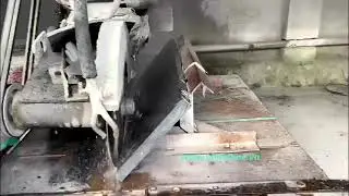 Bevel 3mm by machine. To avoid damage and keep safe for user, the stone tiles have 3mm, 5mm chamfer