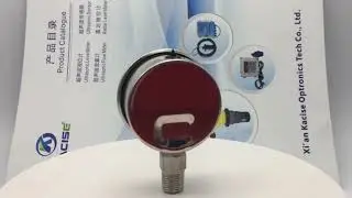 Anti Vibration 50mm Oil Filled Pressure Gauge Manometer